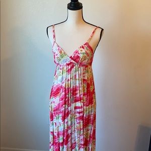 Floral floor length summer dress